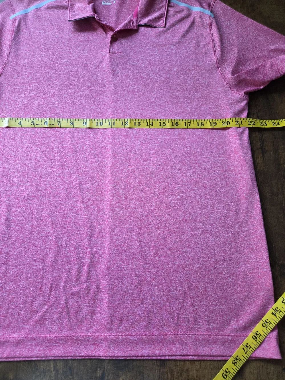 Nike Golf Tour Performance Dri Fit Polo Heathered Pink Size Large